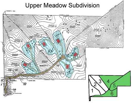 Plat map of the Upper Meadow